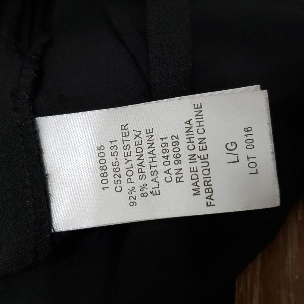 (L) Hilary Radley Classy Semi-Formal Occasion Ready Blouse Business Office - Picture 6 of 8